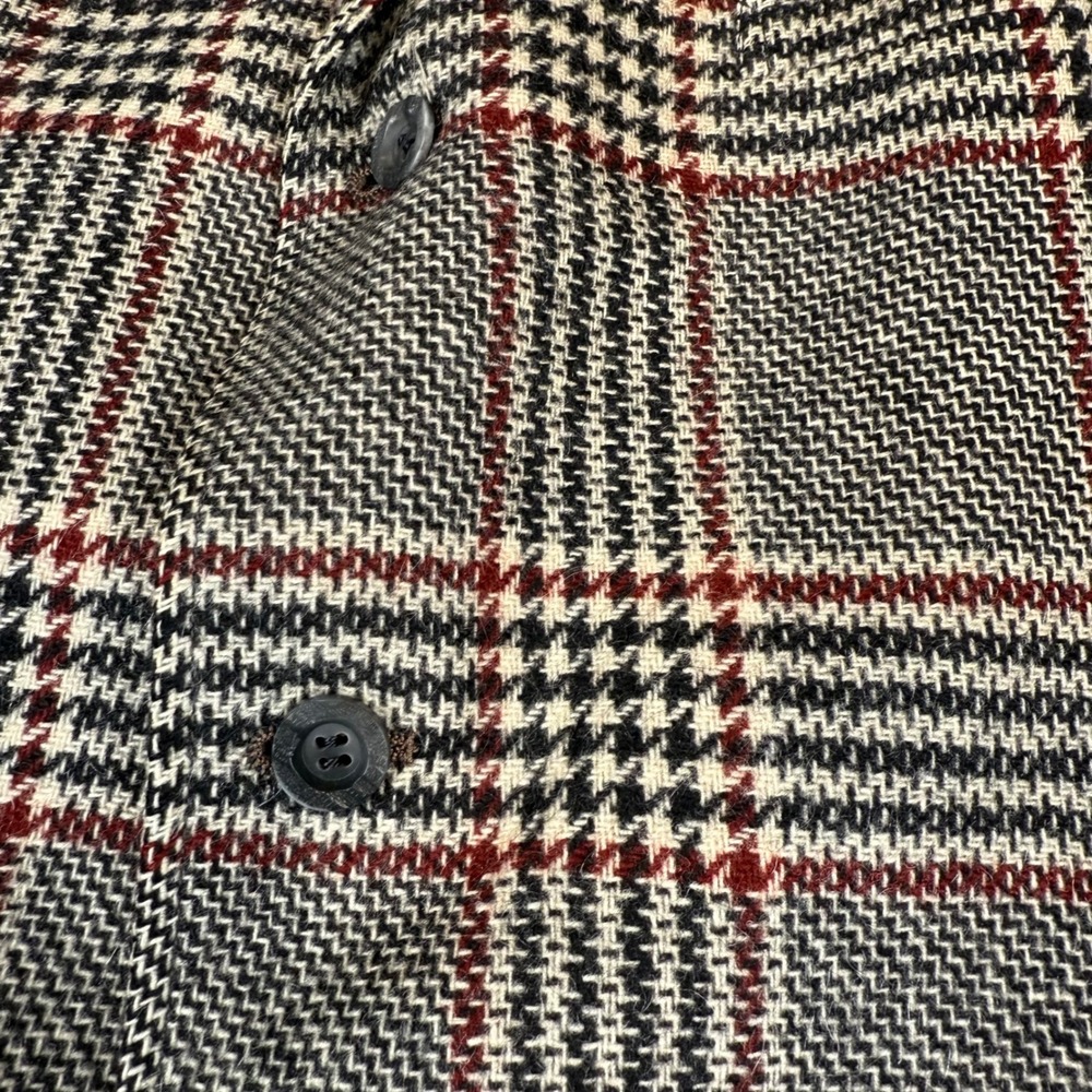 Vintage Gainsborough Collection Men's Glen Plaid Wool Blazer Pheasant Lining - Picture 3 of 9